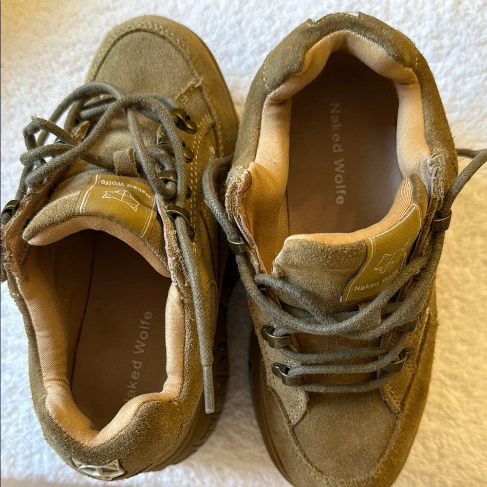 Naked Wolfe Brown Sneakers - Picture 2 of 7